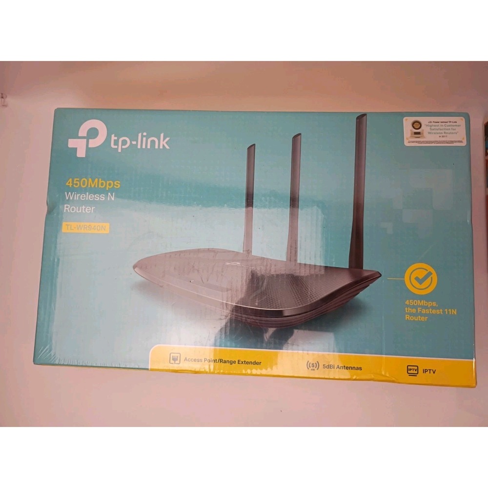 Tp-link TL-WR940N - Router Wireless N450 Mbps, Alta Sensitivity Wps, Brand New